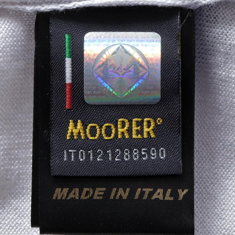 MOORER（ムーレー） ウールシルクカシミヤハイゲージ半袖ニット
