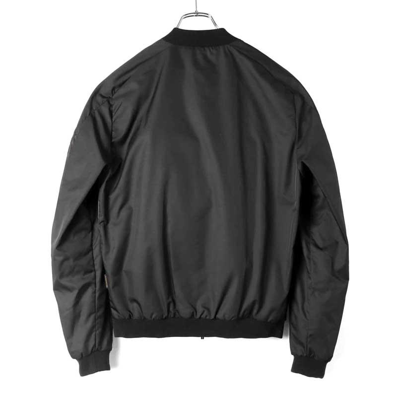 MOORER / ムーレー ナッパレザー×ポリエステルMA-1型ブルゾン MOORER / ムーレー ナッパレザー×ポリエステルMA-1型ブルゾン