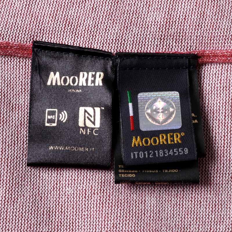 MOORER（ムーレー） コットンハイゲージプレーティング半袖ハーフ