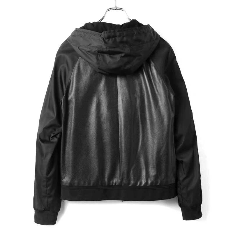 MOORER / ムーレー パンチングレザー×ナイロンフーデッド MOORER / ムーレー パンチングレザー×ナイロンフーデッド