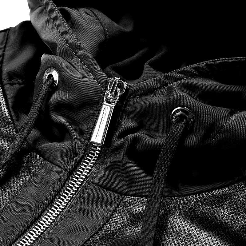 MOORER / ムーレー パンチングレザー×ナイロンフーデッド MOORER / ムーレー パンチングレザー×ナイロンフーデッド