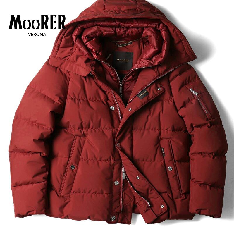MOORER（ムーレー） 撥水高密度ポリエステルデタッチャブルフーデッド