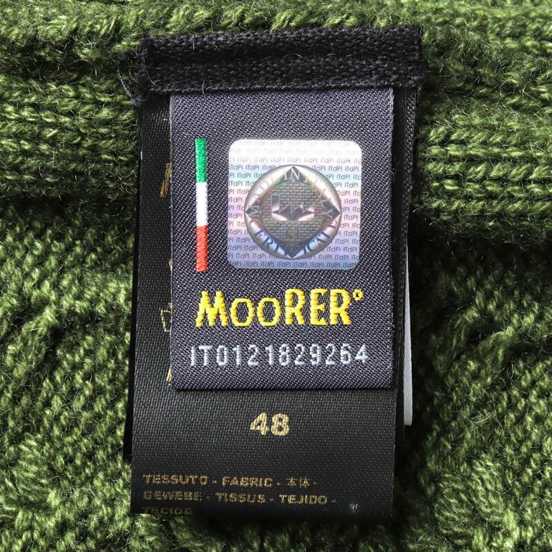 MOORER / ムーレー ガーメントダイケーブル編みカシミヤミドルゲージクルーネックアランニット(ANSELM-ARA) （MUSCHIO）の画像