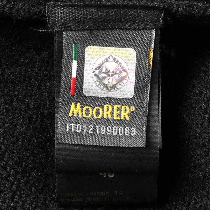 MOORER / ムーレー ケーブル編みカシミヤミドルゲージクルーネックニット(ANSELM-TR) （NERO）の画像
