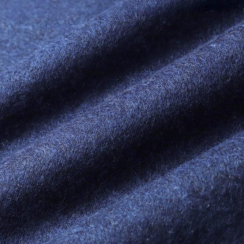 MOORER / ムーレー ウールフランネルジャージープルオーバーパーカー(BEVIS-JTC) （ROYAL BLUE）の画像