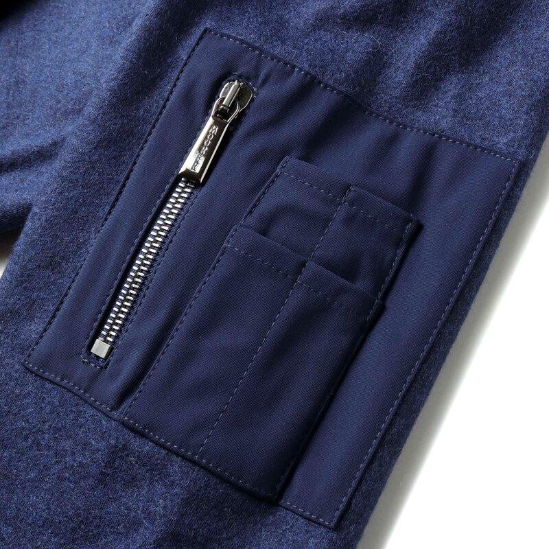 MOORER / ムーレー ウールフランネルジャージープルオーバーパーカー(BEVIS-JTC) （ROYAL BLUE）の画像