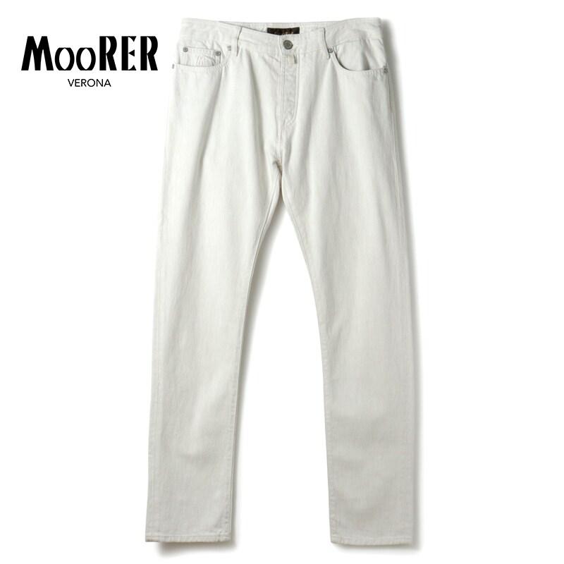 MOORER（ムーレー） コットンドリルスリムテーパードパンツ(PAVEL-214