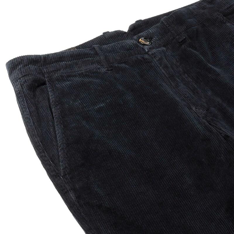 MOORER / ムーレー コットンカシミヤストレッチコーデュロイノープリーツスリムテーパードパンツ(FILICUDI-VLL) （NAVY）の画像