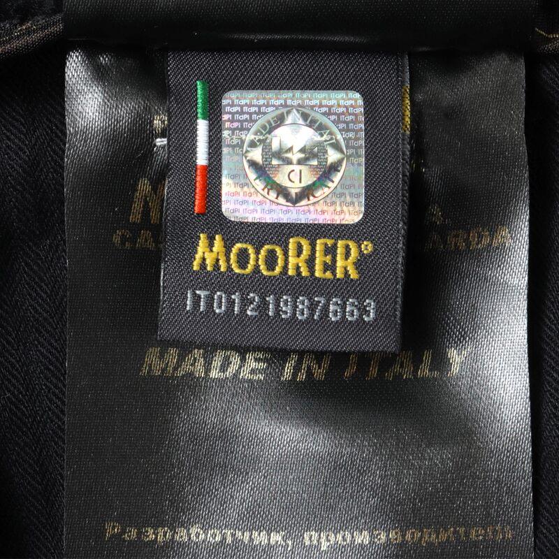 MOORER / ムーレー コットンカシミヤストレッチコーデュロイノープリーツスリムテーパードパンツ(FILICUDI-VLL) （NAVY）の画像