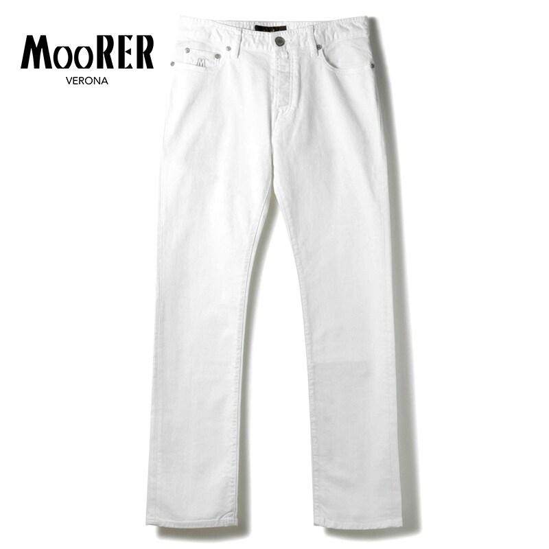MOORER（ムーレー） コットンストレッチキャバリーツイル5ポケット