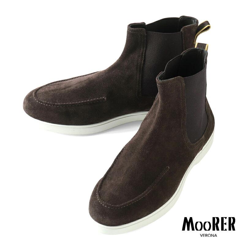 MOORER（ムーレー） スエードレザーサイドゴアブーツ(CESAR-P5 