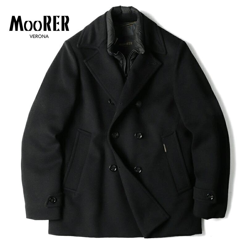 MOORER（ムーレー） ウールカシミヤメルトンデタッチャブルレイヤード