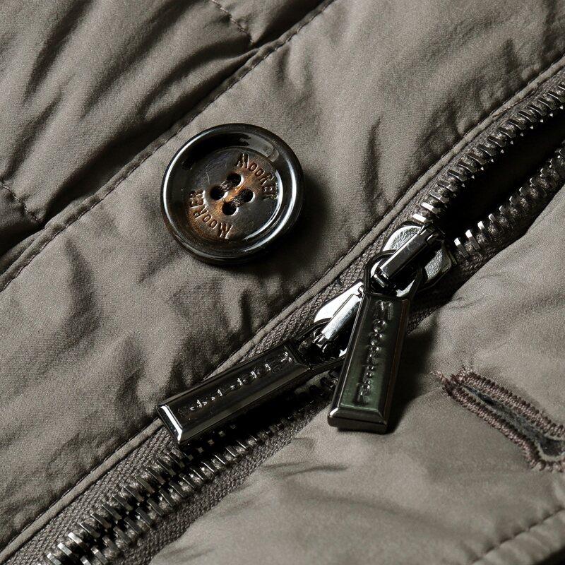 MOORER / ムーレー 撥水軽量ストレッチマットナイロン3Bダウンジャケット(ZAVYER-S3) （MARMOTTA）の画像
