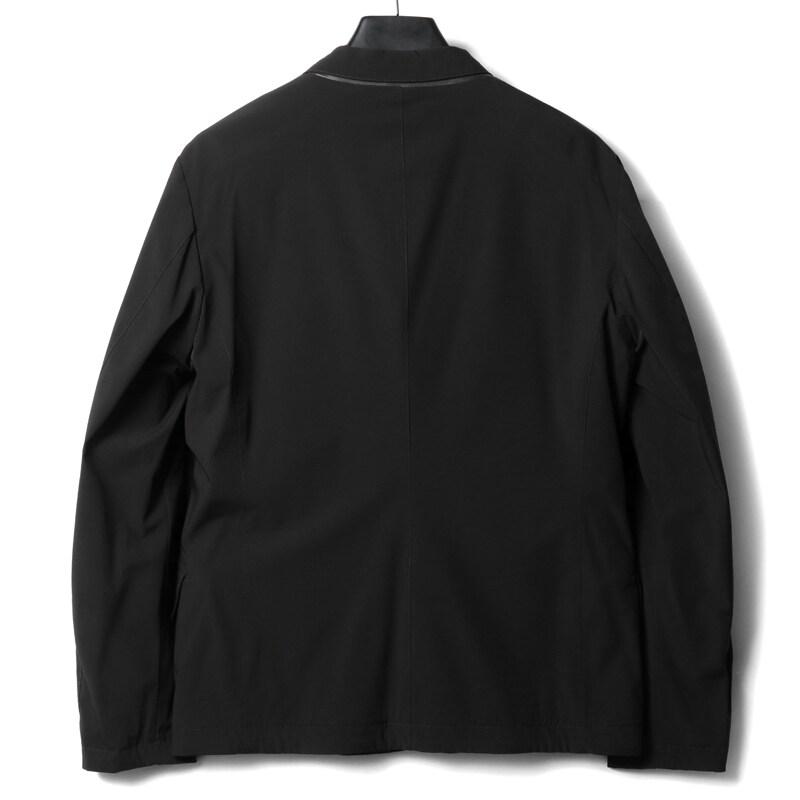 MOORER / ムーレー 撥水軽量ストレッチマットナイロン3Bジャケット(TEBALDO-KN) （NERO）の画像