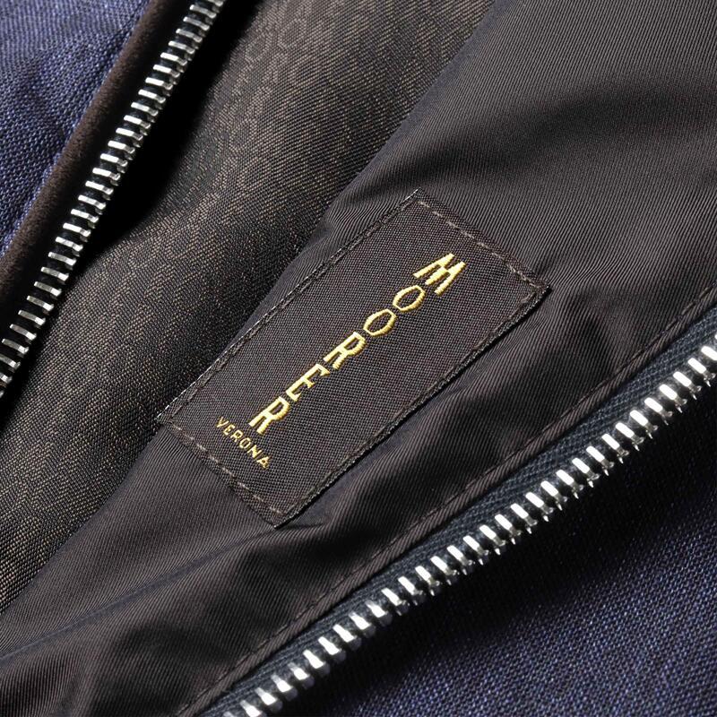 MOORER / ムーレー ウォッシュドリネンシャンブレーボンバージャケット(SORANO-SA) （DARK BLU）の画像