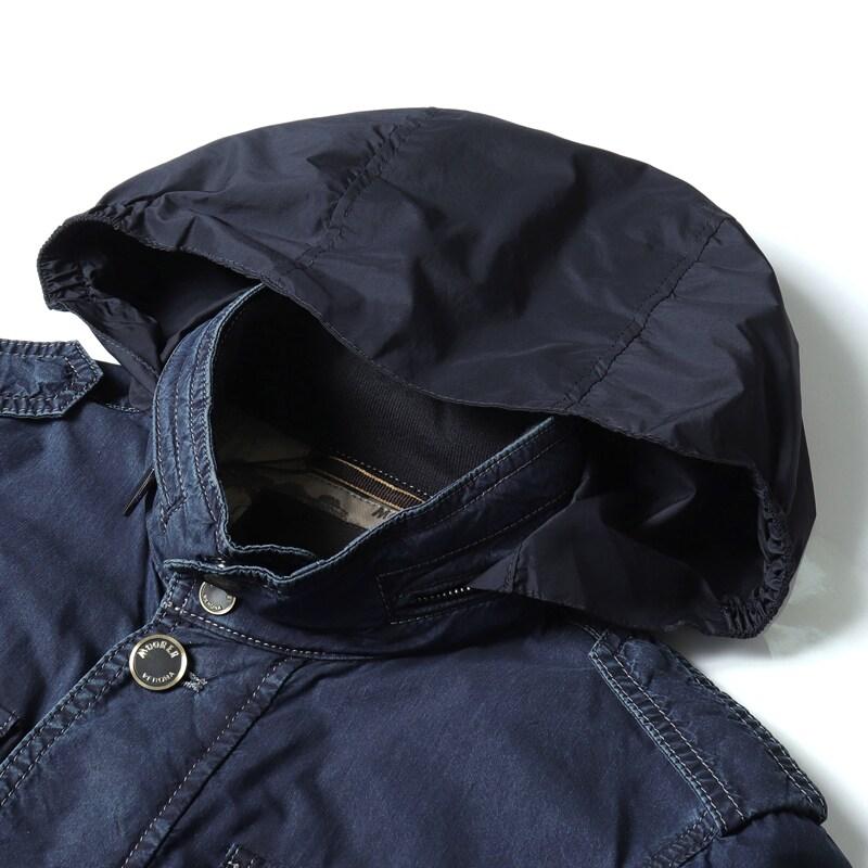 MOORER（ムーレー） 高密度コットンナイロンインディゴ染め