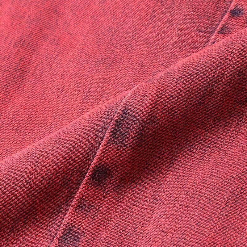 MOORER / ムーレー オーバーダイコットンカラーデニムウエスタンシャツ(LARRIE-31A) （ROSSO）の画像