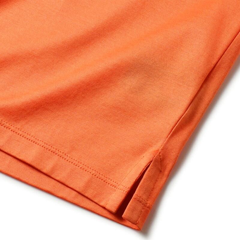 MOORER / ムーレー シルケットコットンジャージー半袖ポロシャツ(PACHINO-JCL) （ARANCIO）の画像
