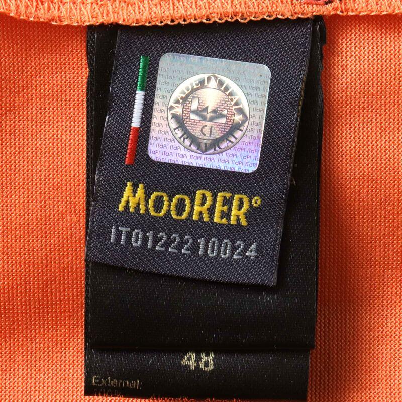 MOORER / ムーレー シルケットコットンジャージー半袖ポロシャツ(PACHINO-JCL) （ARANCIO）の画像