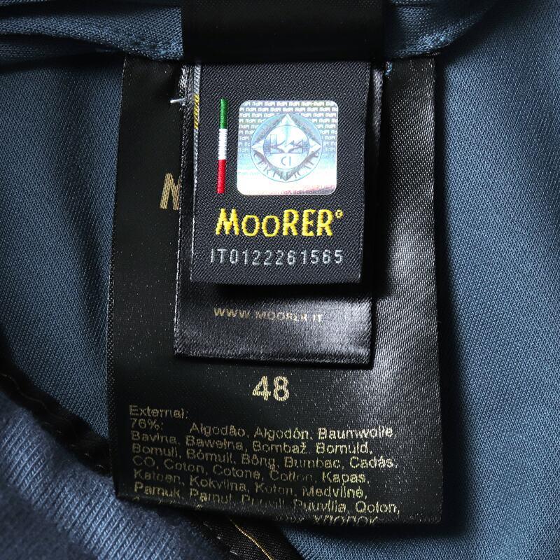 MOORER / ムーレー コットンポリエステルスムースジャージーイージーショーツ(GOGRIC-IT) （BLU）の画像