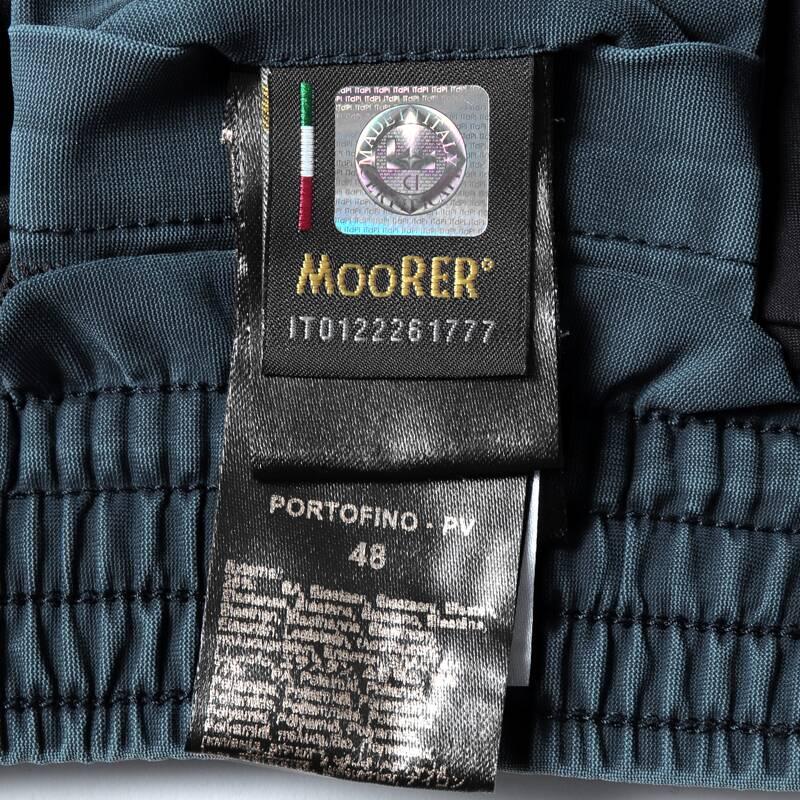 MOORER / ムーレー テクノナイロンストレッチ短丈ショーツ(PORTOFINO-PV) （BLU DENIM）の画像