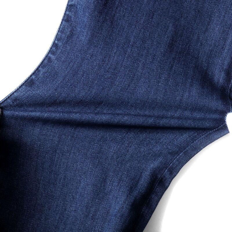 MOORER / ムーレー 天然インディゴ染めウォッシュドコットンストレッチスリムテーパードデニムパンツ(PAVEL-919) （インディゴブルー）の画像