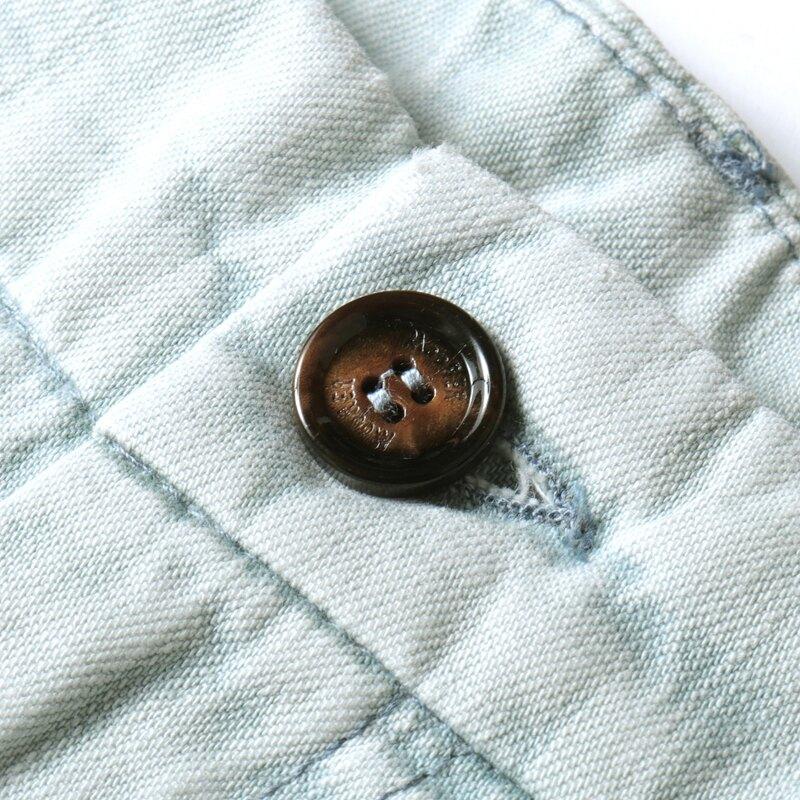 MOORER / ムーレー ウォッシュドコットンデニムスリムテーパードカーゴパンツ(BRODY-01 LIGHT DENIM) （LIGHT DENIM）の画像