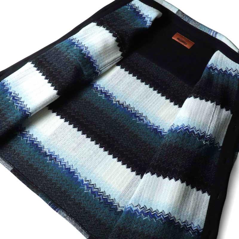 MISSONI / ミッソーニ チェック×ジグザグ柄ジャカードニットオーバーシャツ(US24WC0B) （マルチカラー）の画像