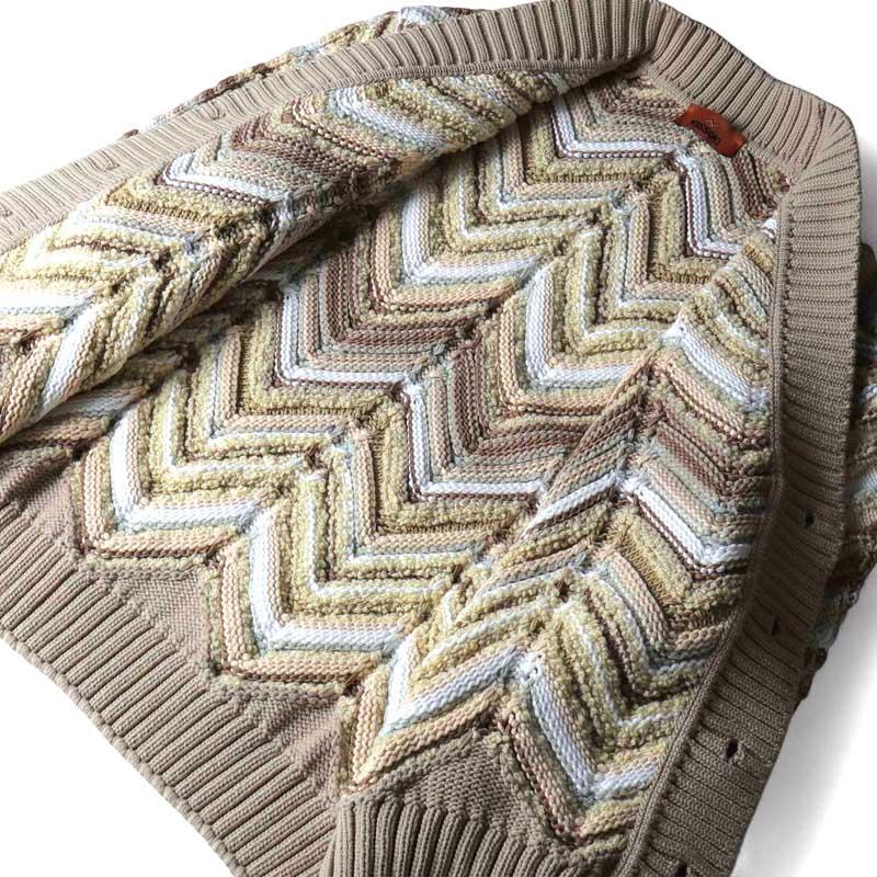 MISSONI（ミッソーニ） ジグザグ柄コットンウールジャカードニット