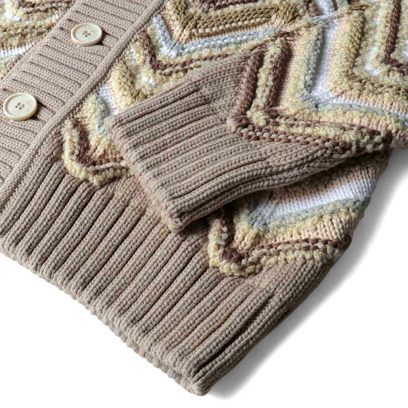 MISSONI（ミッソーニ） ジグザグ柄コットンウールジャカードニット