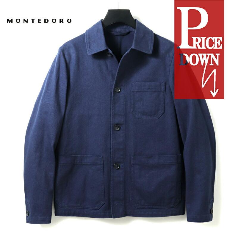 MONTEDORO MONTEDORO / モンテドーロ コットンドリルカバーオール