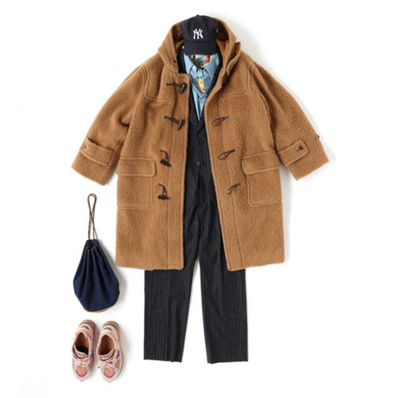 OLD ENGLAND（オールドイングランド） ベビーキャメルボアダッフル