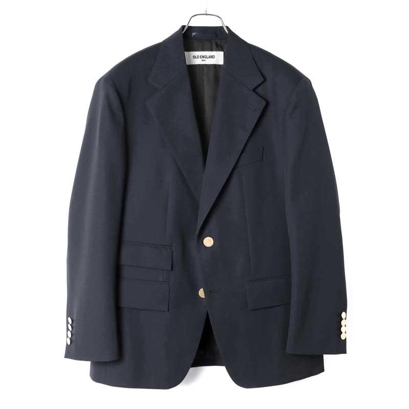 OLD ENGLAND オールドイングランド ジャケット レディース ネイビー OLD ENGLAND（オールドイングランド） ウールギャバジン2Bジャケット