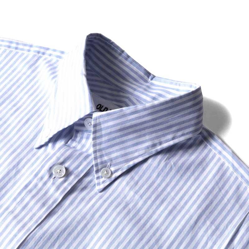 OLD ENGLAND ストライプ ワイシャツ 17-43cm OLD ENGLAND（オールドイングランド） SOXTAS製オーガニックコットン