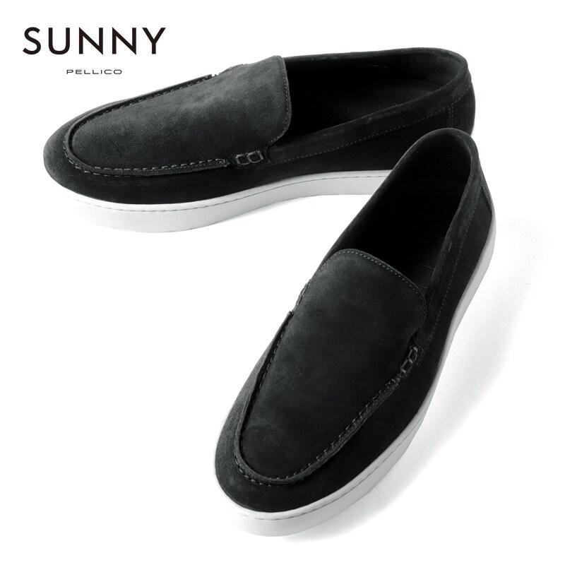 PELLICO SUNNY（ペリーコサニー） スエードレザーモカシン型スリッポン