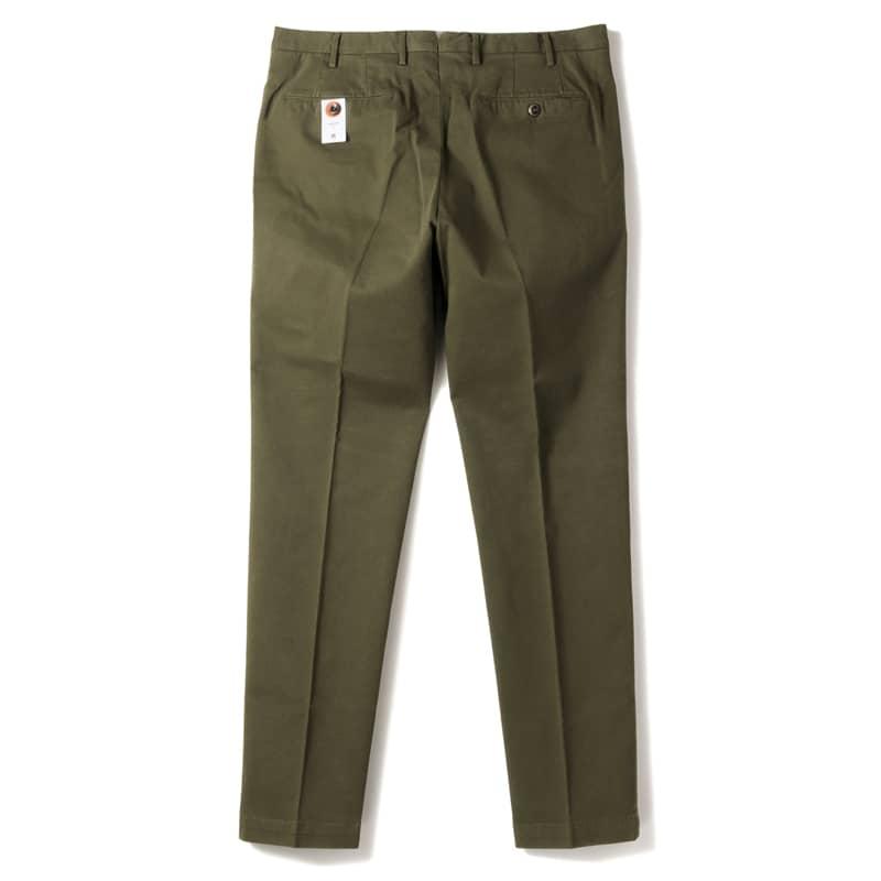 PT TORINO コットンパンツ オリーブ 44 PT TORINO / ピーティートリノ製品染めコットンストレッチジャ