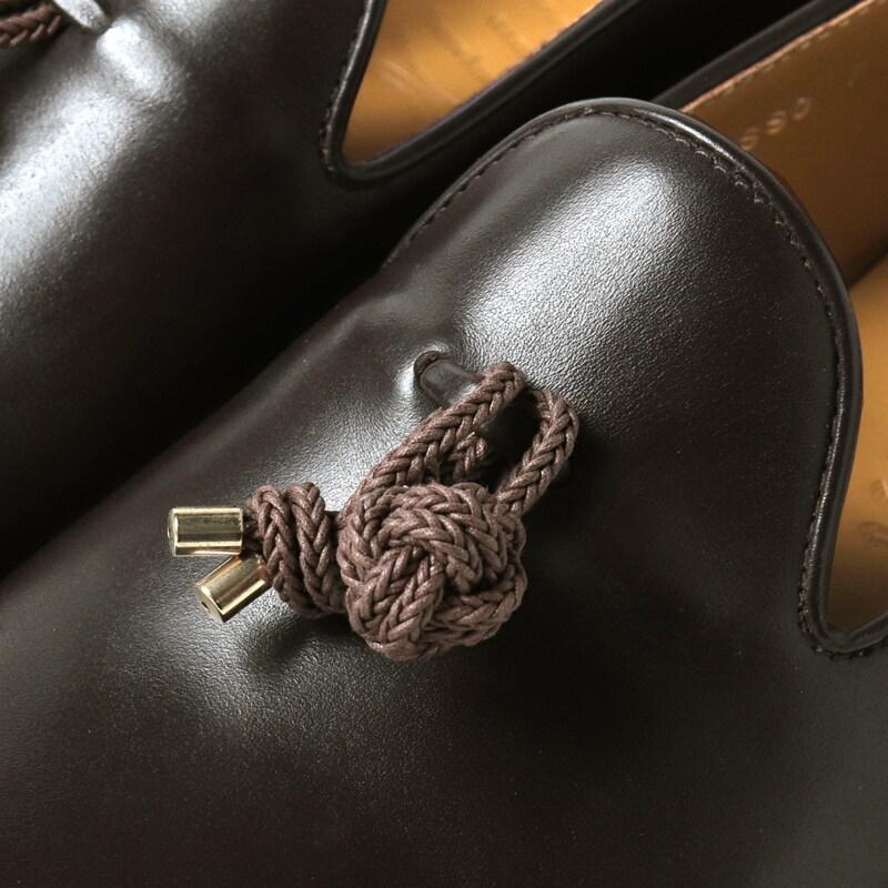 POLPETTA（ポルペッタ） スムースレザーロープタッセルローファー