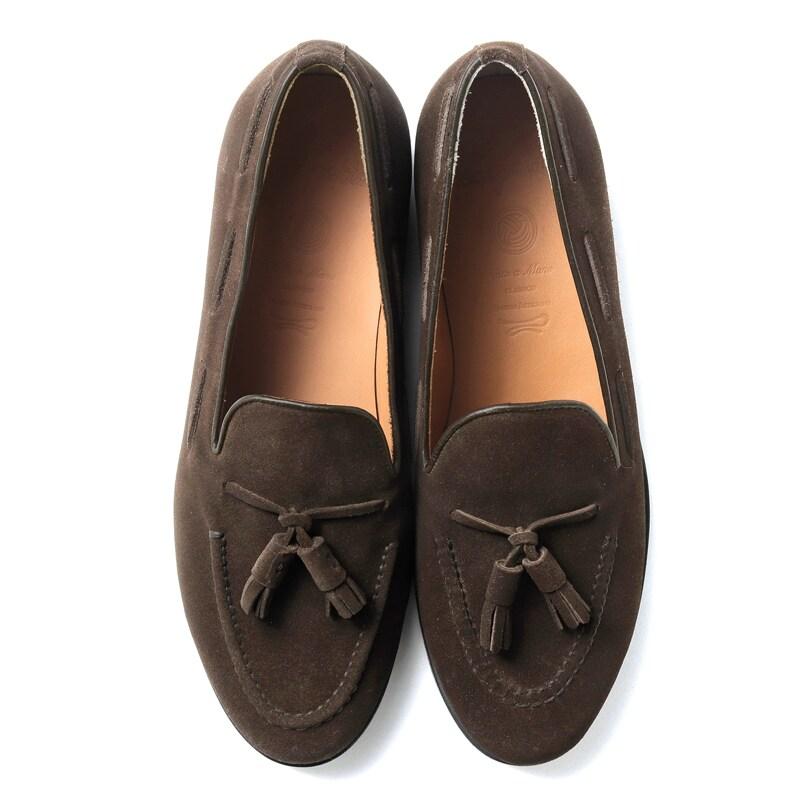POLPETTA（ポルペッタ） スエードレザータッセルローファー(TASSEL