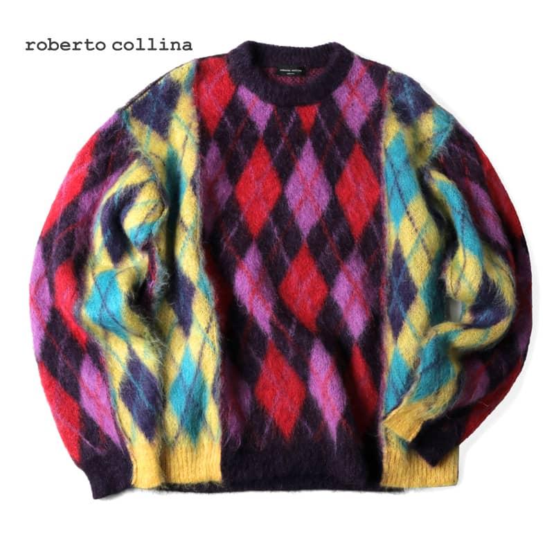 ROBERTO COLLINA（ロベルトコリーナ） モヘアナイロンウールシャギー 