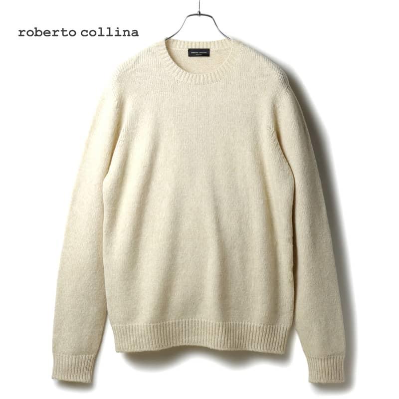 ROBERTO COLLINA（ロベルトコリーナ） ウールベビーキャメル混ミドル 