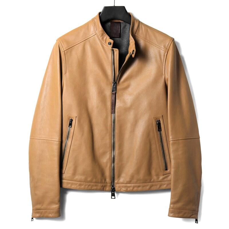 RUFFO（ルッフォ） ラムナッパレザーシングルライダースジャケット