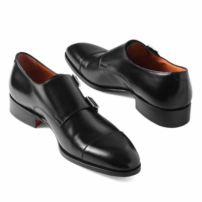 Santoni サントーニ ストレートチップ ドレスシューズ size7 中古品 SANTONI Santoni / サントーニ ダブルモンクストラップ
