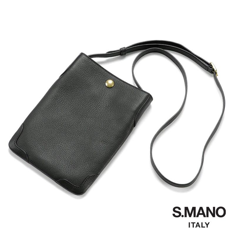 S.MANO / エスマーノ レザーミニショルダーバッグ(NEW PICCOLO 
