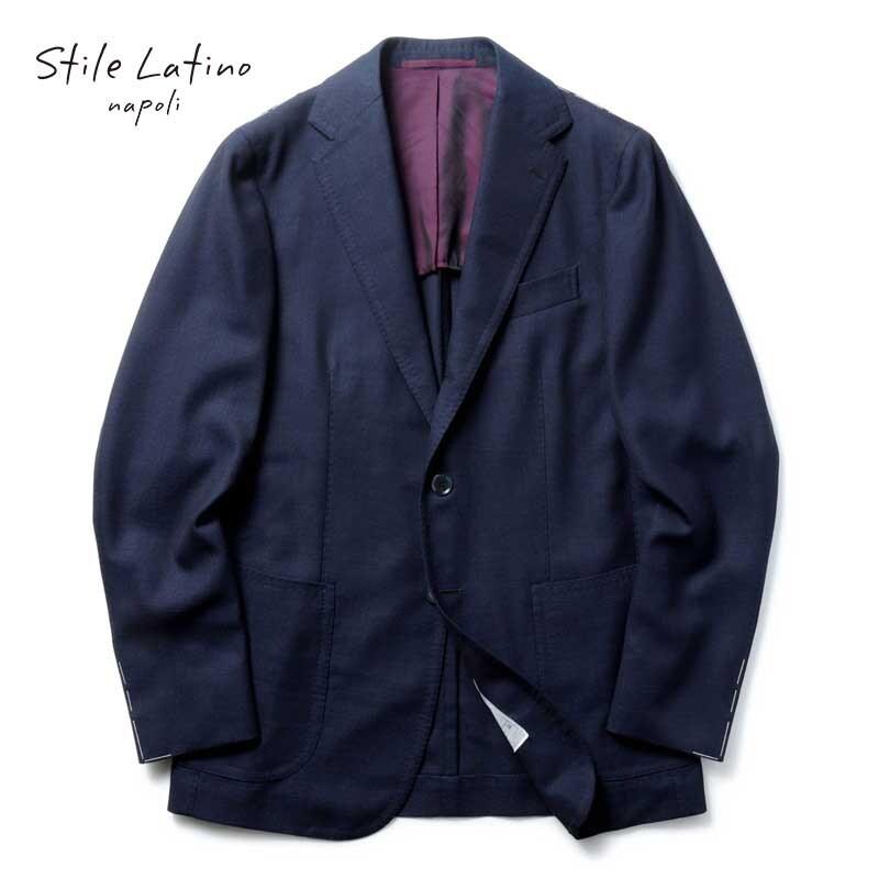 Stile Latino（スティレラティーノ） ウールホップサック3Bジャケット 