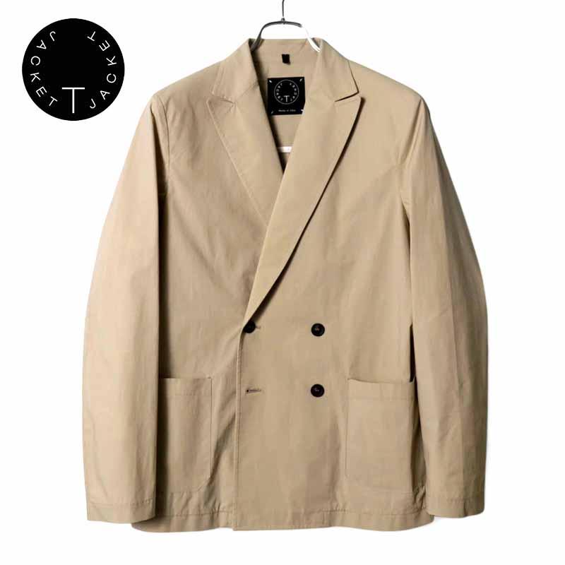 T-JACKET（ティージャケット） コットンストレッチグログラン4Bダブル 