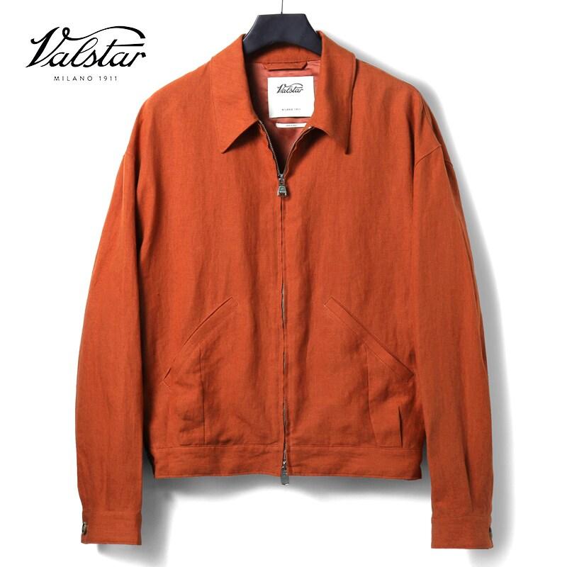Valstar（ヴァルスター） リネンポプリンジップアップブルゾン(407A