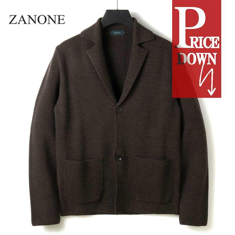 【美品】ZANONE（ザノーネ）ウールミラノリブCPO型 ニットジャケット 楽天市場】【40%OFF】ZANONE / ザノーネ｜ウールミラノリブCPO型ニット