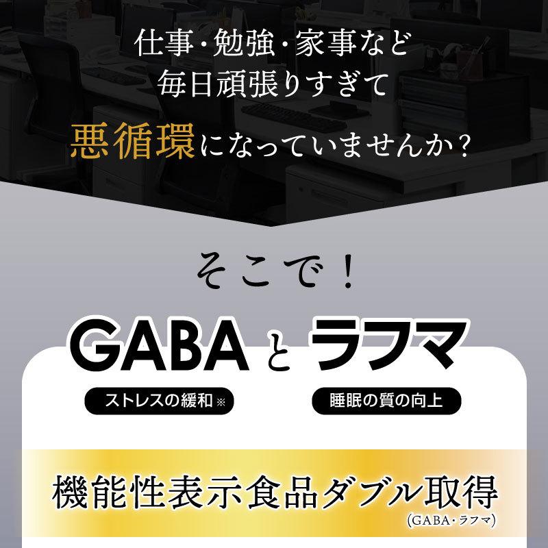 新商品　ギャバ×ラフマのすっきりサプリ　機能性表示食品　GABA　ラフマ｜lunemegane｜04