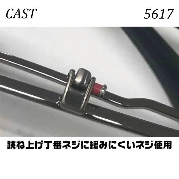 キャスト 5617 メガネ メンズ 度付き はね上げフレーム ナイロール 2021 名眼 【平】