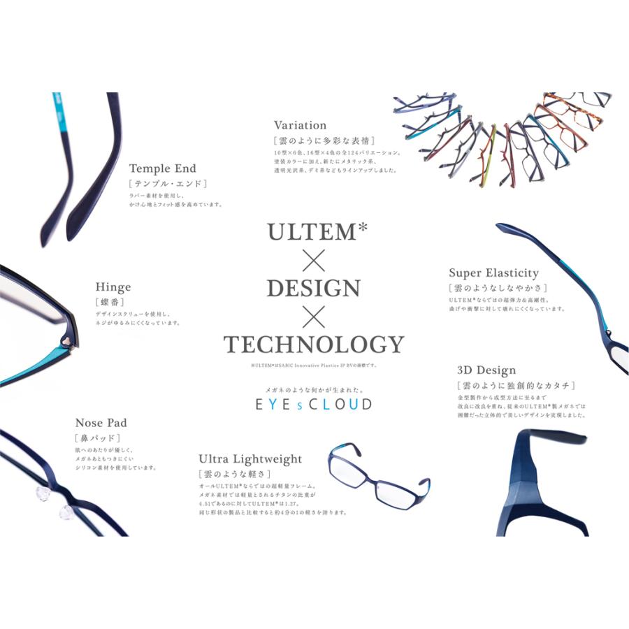 送料無料】 EYEsCLOUD アイクラウド EC-1068 キッズ メガネ 超軽量